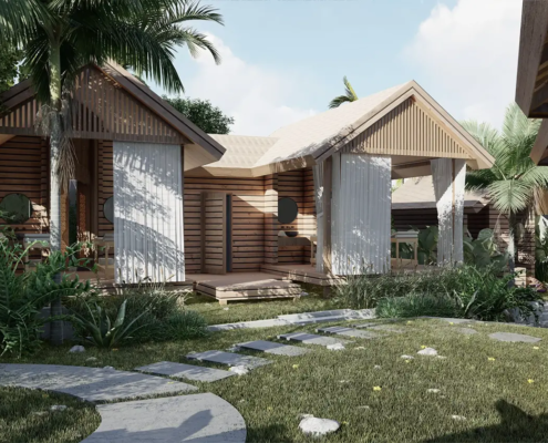 Comoros Resort - Bespoke Architecture + Prebuilt