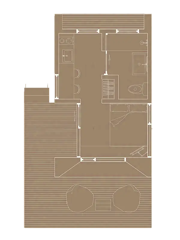 POD 20 GABLE floorplan