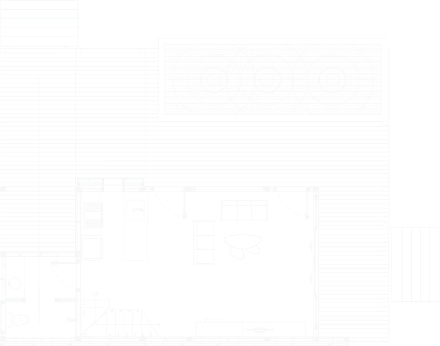 Studio 46 Prebuilt Homes 2D floorplan ground floor