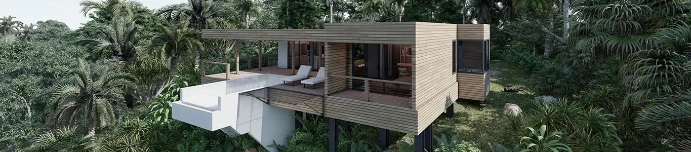 Villa 75 prebuilt wooden home | Bali